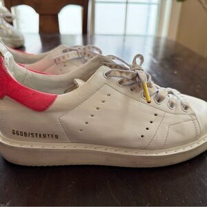 Authentic Golden Goose STARTER White and pink Sneakers